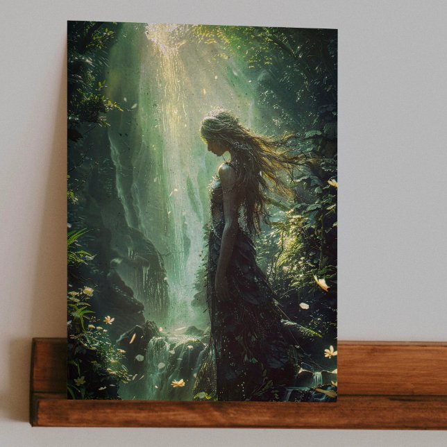 Papier Mousseline Papier de papier de découpage Fée et cascade (Créateur téléchargé)