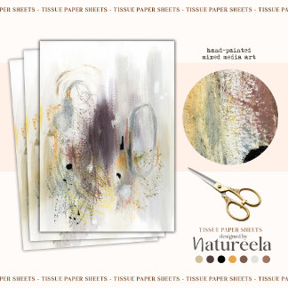 Papier Mousseline Papier de papier de découpage Motif Abstrait moder