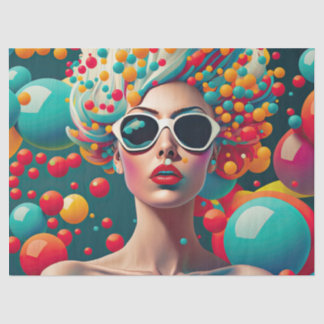 Papier Mousseline Papier de papier de découpage Pop Art