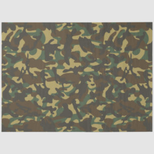 Papier Mousseline Papier de papier de fond Camouflage forestier