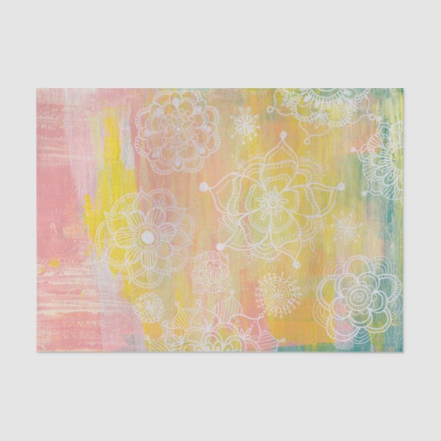 Papier Mousseline Papier de papier de papier peint d'art de presse m (Recto)