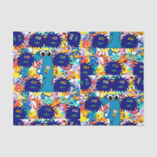 Papier Mousseline Papier de papier de tissu décoratif bébé premier a