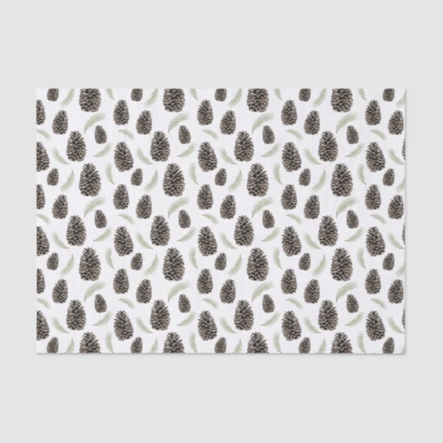 Papier Mousseline Papier de papier de tissus cônes et aiguilles de p (Recto)