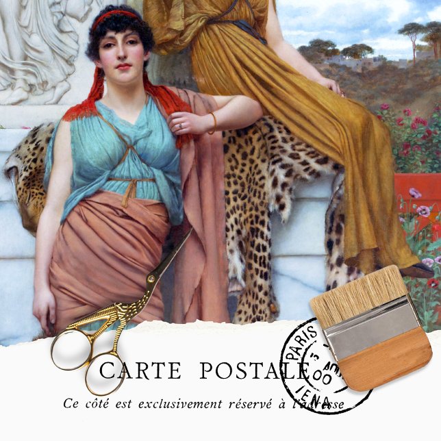 Papier Mousseline Papier de papier de tissus Godward pour femmes Vin (Créateur téléchargé)