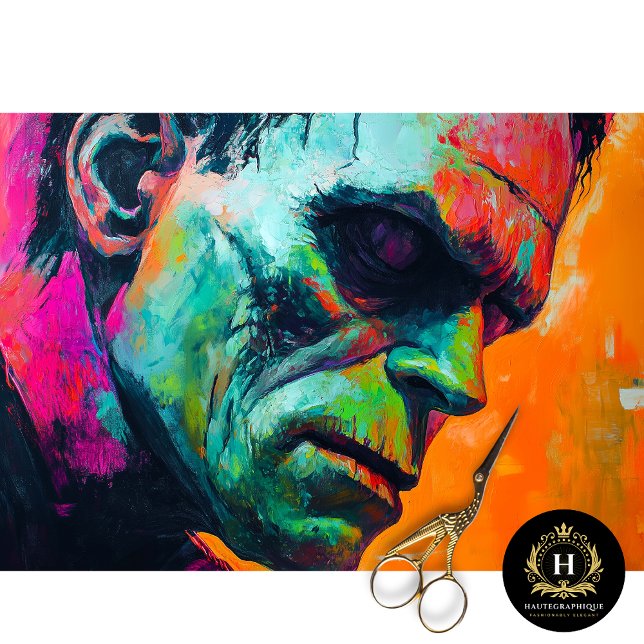 Papier Mousseline Papier de papier Frankenstein Decoupage (Créateur téléchargé)