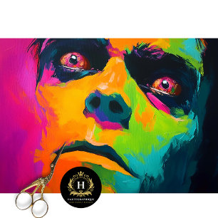 Papier Mousseline Papier de papier Frankenstein Decoupage