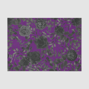 Papier Mousseline Papier de papier Mariage gothique Rose violet et n