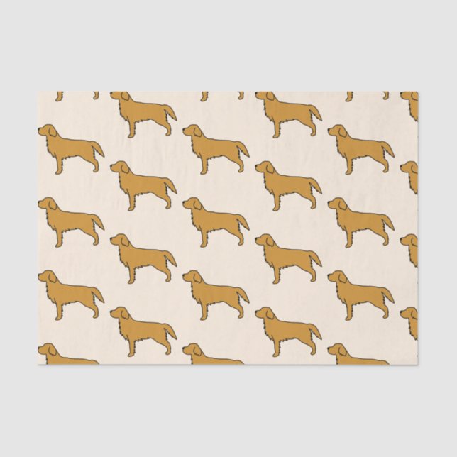 Papier Mousseline Papier de papier papier Retriever d'or (Recto)