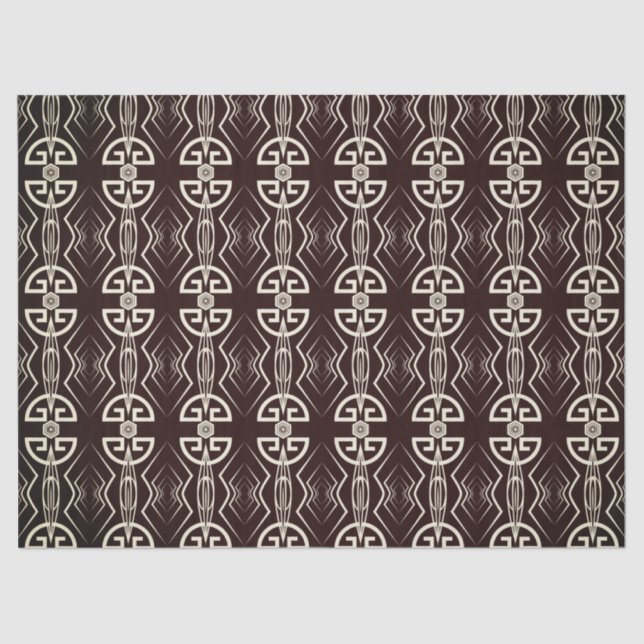 Papier Mousseline papier de tissu art déco (Recto)