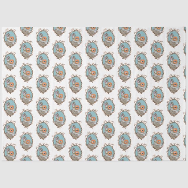 Papier Mousseline Papier de tissu Bunny (Recto)