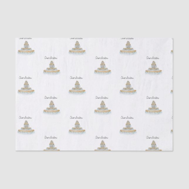 Papier Mousseline Papier de tissu charleston (Recto)