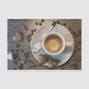 Papier Mousseline papier de tissu de café et de chocolat