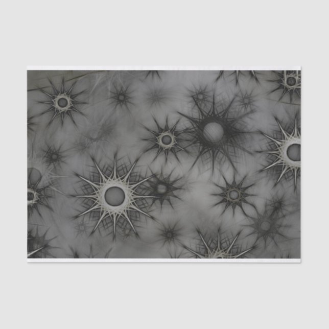 Papier Mousseline Papier de tissu de flocon de neige goth (Recto)