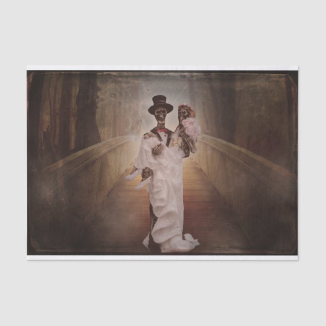 Papier Mousseline papier de tissu de mariée et de mariée (Recto)