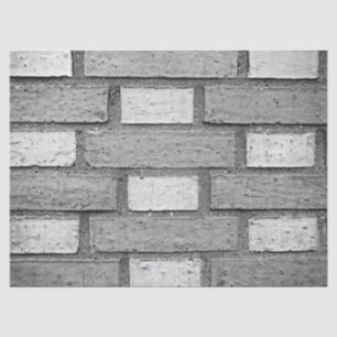 Papier Mousseline papier de tissu de mur en brique grise