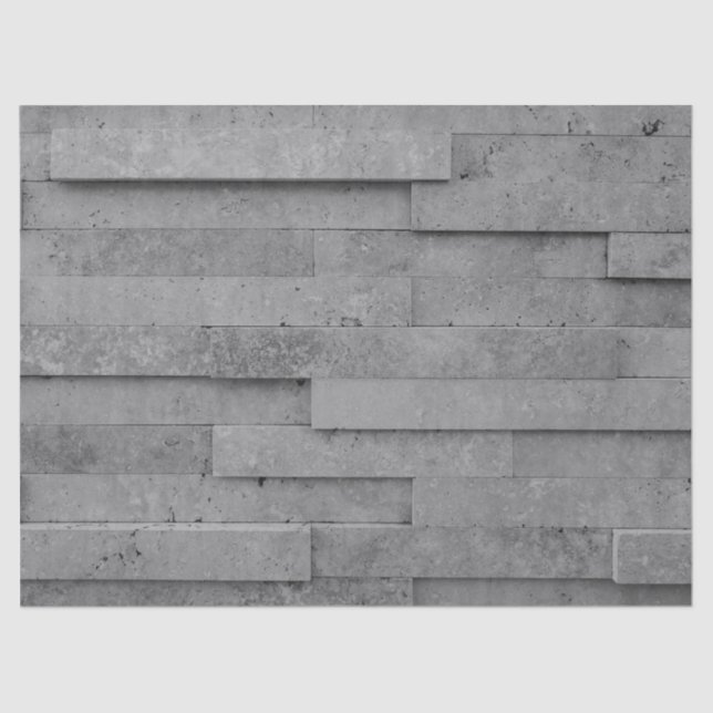 Papier Mousseline papier de tissu de pierre grise (Recto)