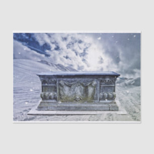 Papier Mousseline Papier de tissu de tombes gothiques