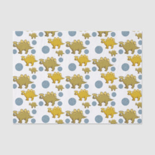 Papier Mousseline Papier de tissu décoratif Dinosaur