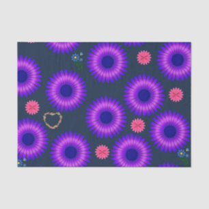 Papier Mousseline Papier de tissu décoratif Floral