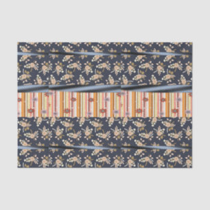 Papier Mousseline Papier de tissu décoratif Floral