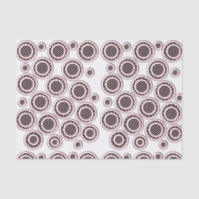 Papier Mousseline Papier de tissu décoratif rose (Recto)