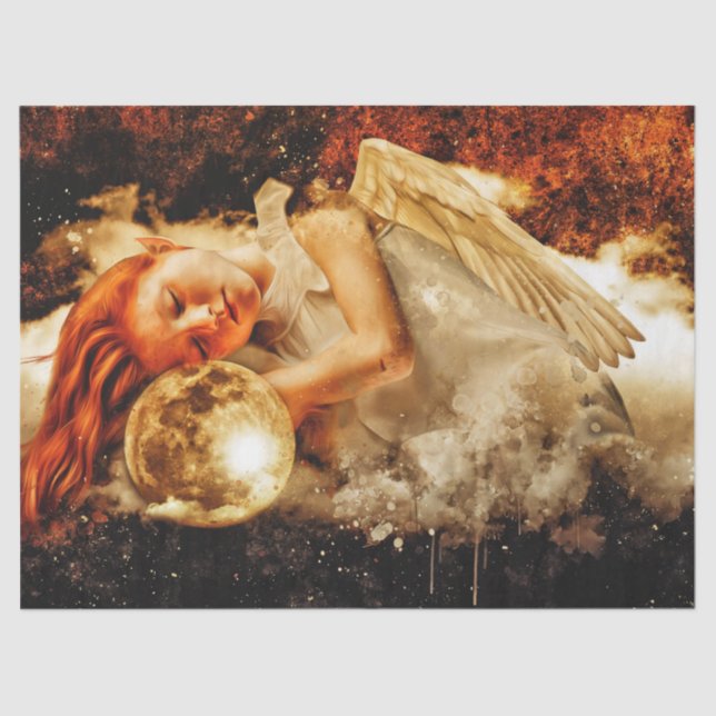 Papier Mousseline papier de tissu elf angel (Recto)