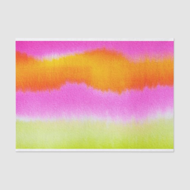 Papier Mousseline papier de tissu néon de ressort (Recto)