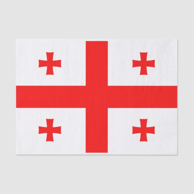 Papier Mousseline Papier de tissu patriotique avec drapeau de la Géo (Recto)