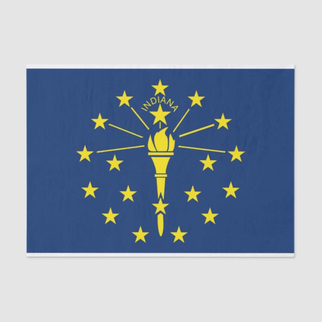 Papier Mousseline Papier de tissu patriotique avec drapeau de l'Indi (Recto)