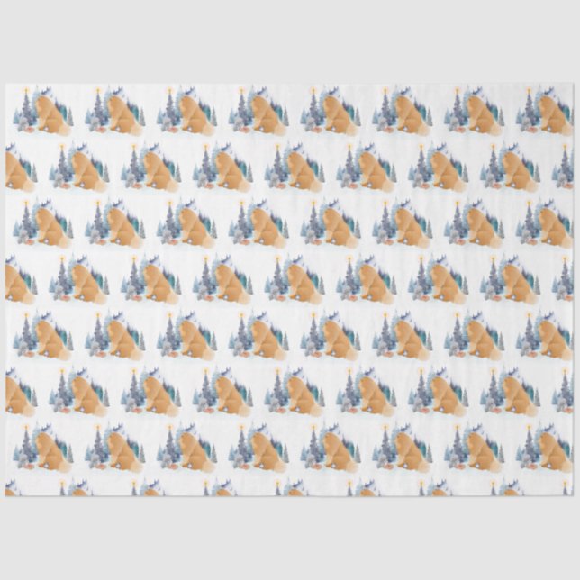 Papier Mousseline Papier de tissu pour chien PEACE Chow (Recto)
