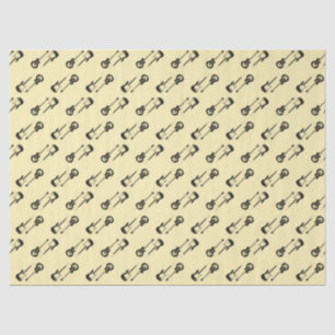 Papier Mousseline papier de tissu pour corps de guitare