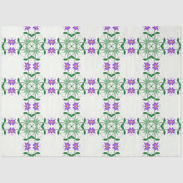 Papier Mousseline papier de tissu pourpre (Recto)