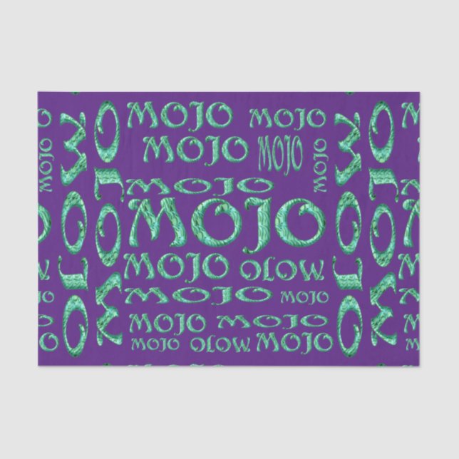 Papier Mousseline Papier de tissu pourpre mojo (Recto)