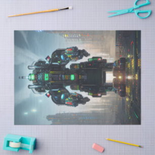 Papier Mousseline Papier de tissu Robot 4