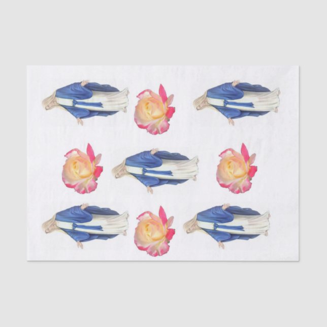 Papier Mousseline Papier de tissu Virgin Mary (Recto)