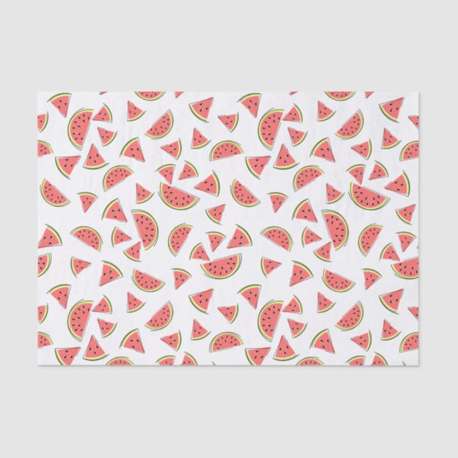 Papier Mousseline Papier de tissu Watermelon Multi (Recto)