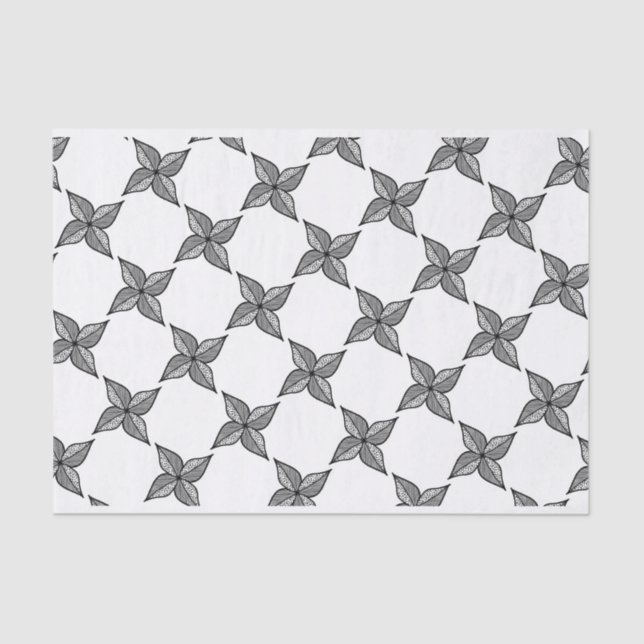 Papier Mousseline Papier de tissus à feuilles (Recto)