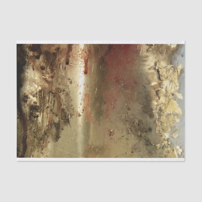 Papier Mousseline Papier de tissus à grains dorés (Recto)