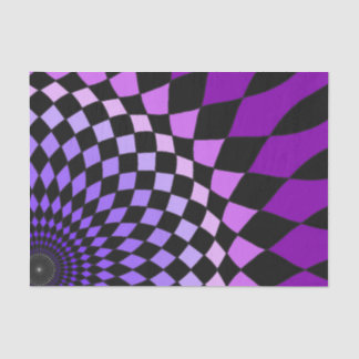 Papier Mousseline Papier de tissus "Alice Floor" violet