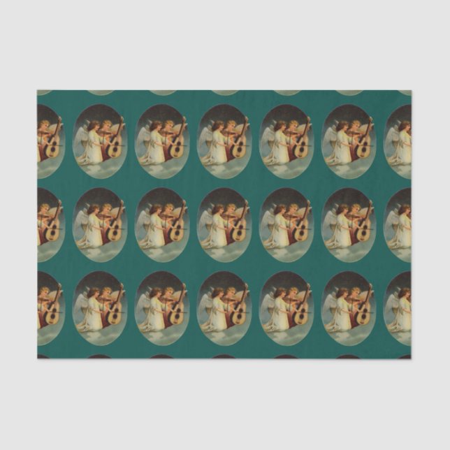 Papier Mousseline Papier de tissus Angel Children (Recto)