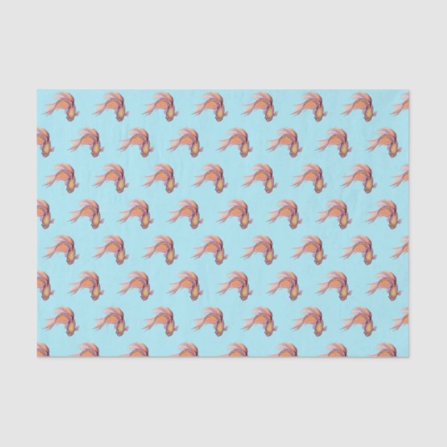 Papier Mousseline Papier de tissus Betta Fish (Recto)