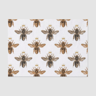 Papier Mousseline Papier de tissus blanc Queen Bee