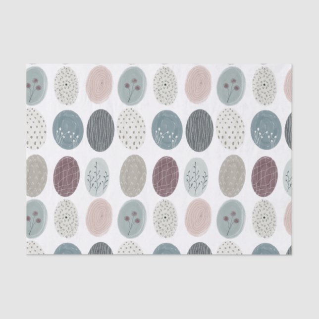 Papier Mousseline Papier de tissus Boho Feminine and Baby (Recto)