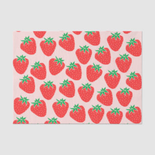 Papier Mousseline Papier de tissus de fraises cuites