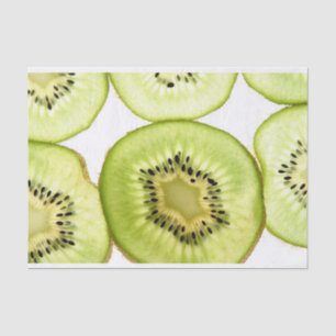 Papier Mousseline Papier de tissus de fruits de Kiwi