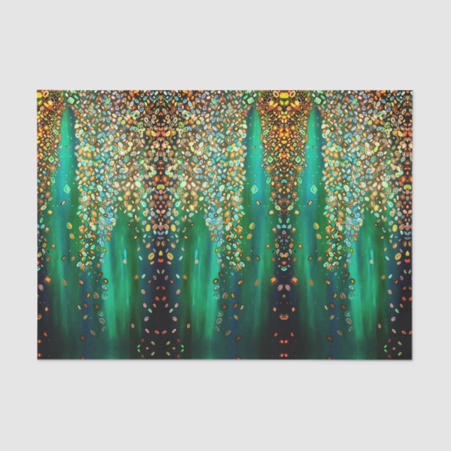 Papier Mousseline Papier de tissus de la cascade (Recto)