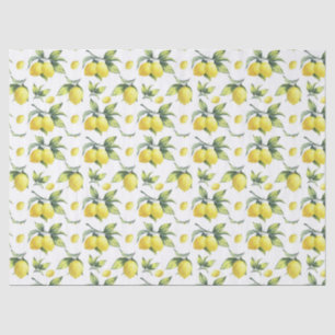 Papier Mousseline Papier de tissus et de découpage - citron