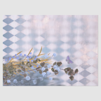 Papier Mousseline Papier de tissus Ethereal Bloomscape Decoupage