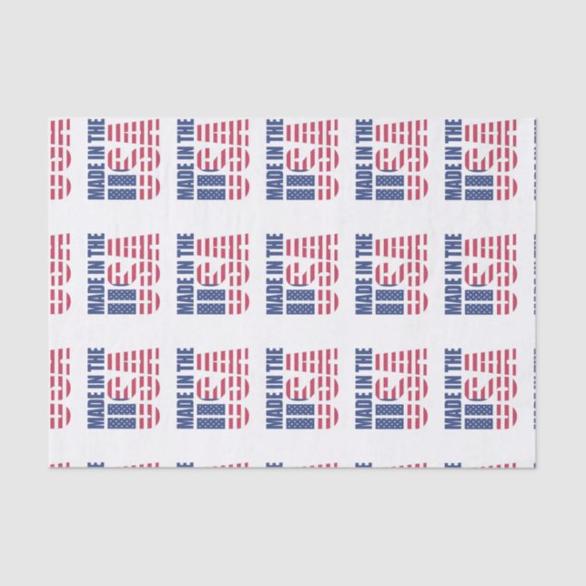 Papier Mousseline Papier de tissus fabriqué aux États-Unis (Recto)