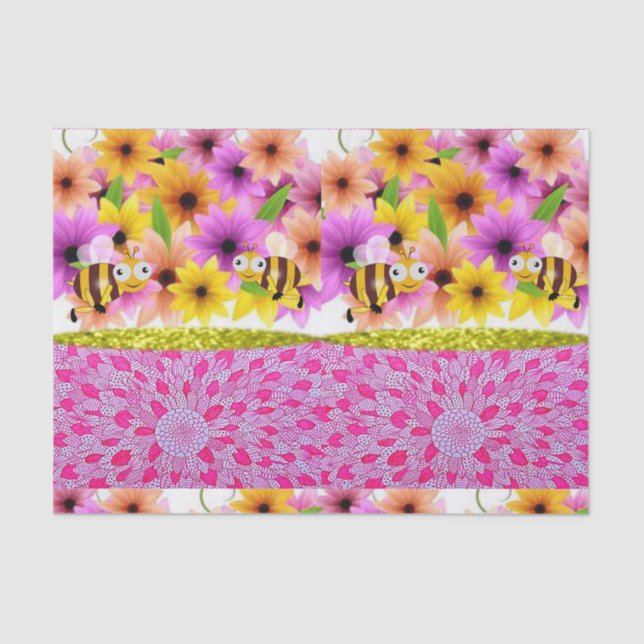 Papier Mousseline Papier de tissus Fête des mères (Recto)